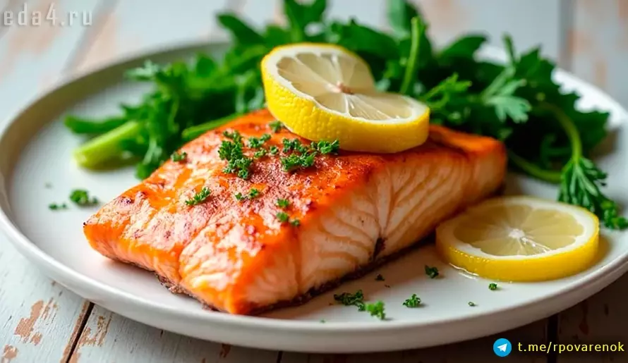 Лосось на пару за 10 минут — нежнее облаков и без капли масла! 🍋🐟