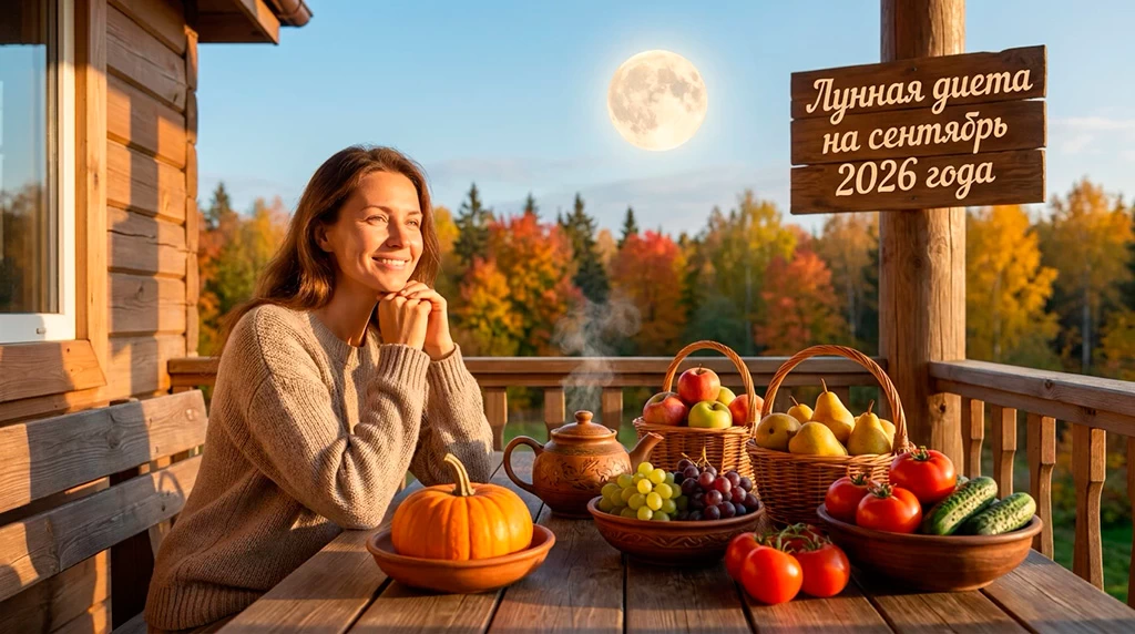 Лунная диета на сентябрь 2026 года