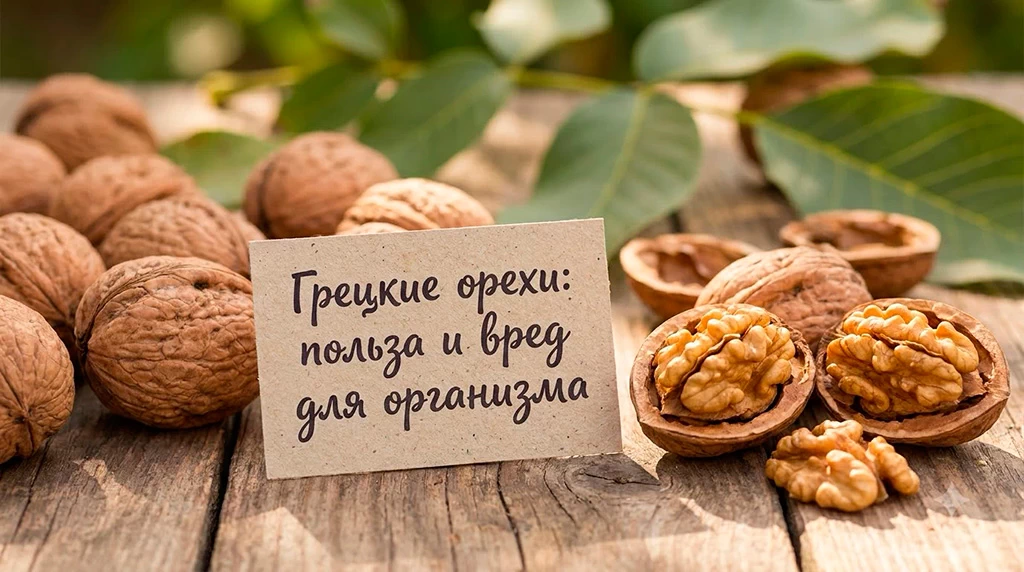 Грецкие орехи: польза и вред для организма