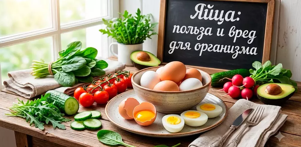 Яйца: польза и вред для организма