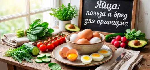 Яйца: польза и вред для организма