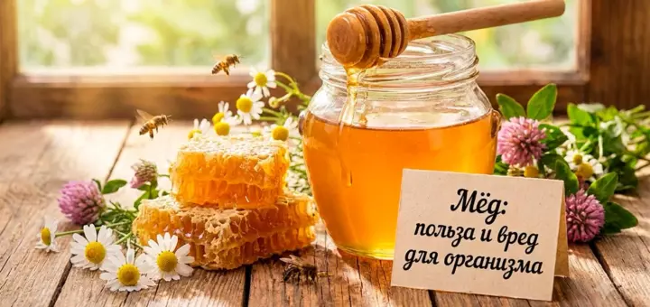 Мёд: польза и вред для организма